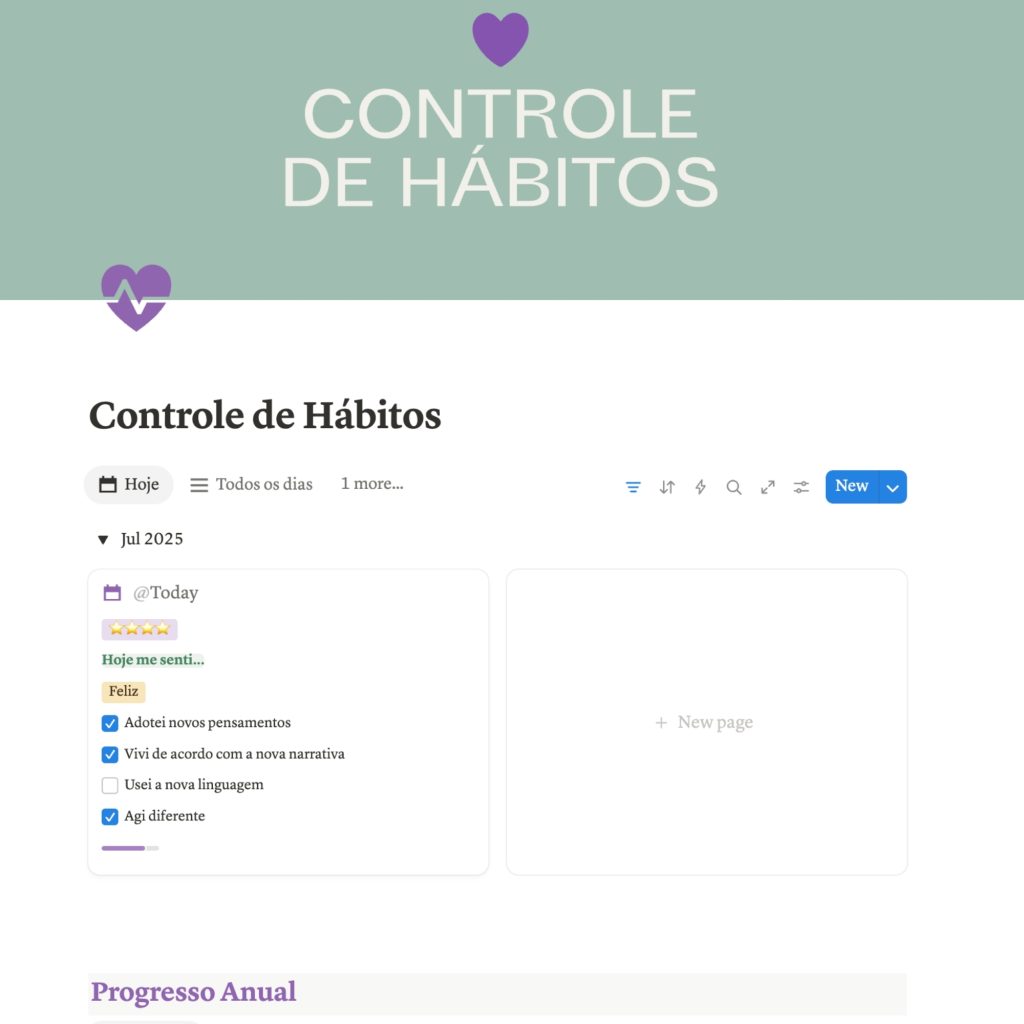 Controle de Hábitos