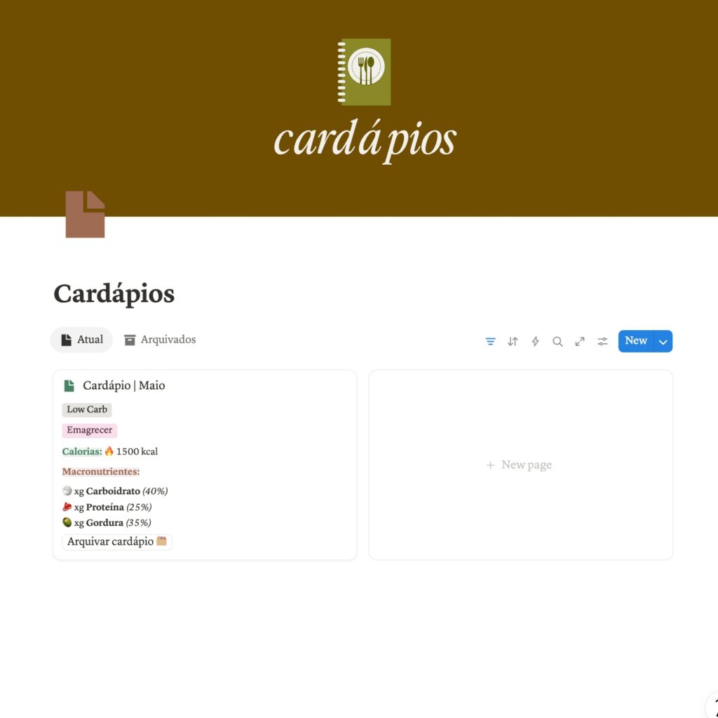 Arquivo de Cardápios